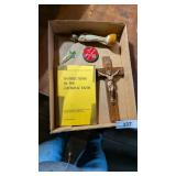 Religious Book, Crucifix, & Other