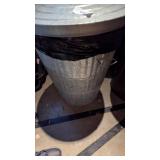 Galvanized Trash Can