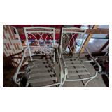 (2) Metal Outdoor Chairs