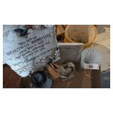 Vintage Ceramic Faux Bamboo Planter, +