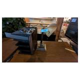 Desk Lamp, Magnetic Clips, & Other