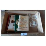 Cookbooks & Large Plastic Serving Spoons & Forks