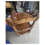 Wood Side Table