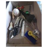 Measuring Spoon, Can Opener, Knives, & Other