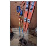 Wide Stuff USA Hart Skis w/ Poles & Boots
