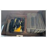 (7) Chrome Organizers, Staplers & Other