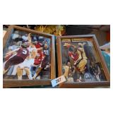 (2) Sports Pictures Autographed