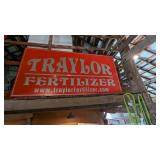 Traylor Fertilizer Metal Sign