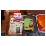 Blood Pressure Monitor, Wireless Router, Brushes,