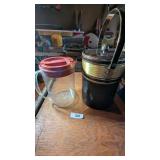 Ice Bucket & Plastic Tea Pitcher