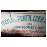Traylor Fertilizer Service Wood Sign