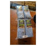 (4) Packs of Blue Jersey Gloves (New)