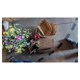 Baskets, Glass Vase, & Other