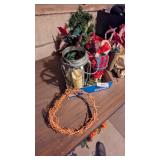 Christmas Decor Santa, Lantern, +