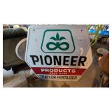 Pioneer Metal Sign Traylor Fertilizer