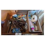 Extension Cords, Small Flashlight, Masking Tape &