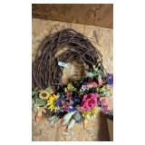 (2) Grapevine Wreaths