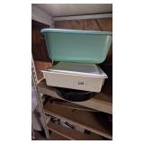 Plastic Tub, Iglo Plastic Box w/ Lid, Oil Pan