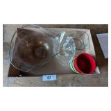 (3) Pioneer Woman Ramekins, Plastic Bowl &