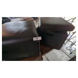 (2) Storage Ottomans
