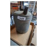 Galvanized Gas Can
