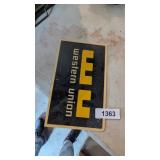 Plastic Western Union Sign