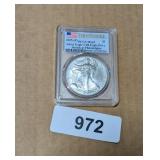 2025 (p) MS69 Silver Eagle Dollar