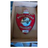 Royal-Globe Insurance Plastic Sign