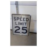 Metal Speed Limit Sign