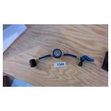 LP Gas Tank Hose w/ Gauge
