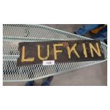 Metal Lufkin Sign