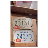 (2) Motorcycle Plates