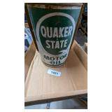 Metal Quaker State Can