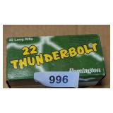 22 Long Rifle Bullets