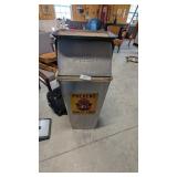 Witt Push Lid Trash Can