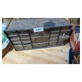 Plastic Organizer w/ Contents