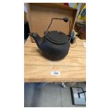 Fishers Bros. Cast Iron Tea Kettle
