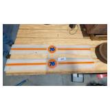 Plastic Unocal 76 Gasoline Gas Pump Plates