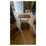 Wooden Box & Magazine Rack & Table