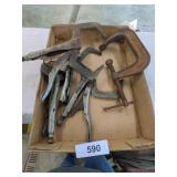 C-Clamp, Vise Grips for Welding
