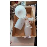 (4) Glass Like Snowmen