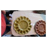 (2) Calif USA Egg Trays