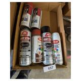 Assorted Spray Paint