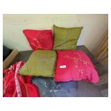 Throw Pillows & Scarf
