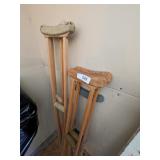 (2) Sets of Crutches & Other