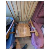 Wooden Rocker - Arms are loose