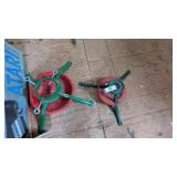 (2) Metal Christmas Tree Stands