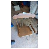 Small Wooden Kids Rocker