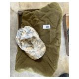 Military Woolen Blanket & Military Hat -**