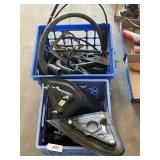 Milk Crate w/ Automotive Mirrors &
